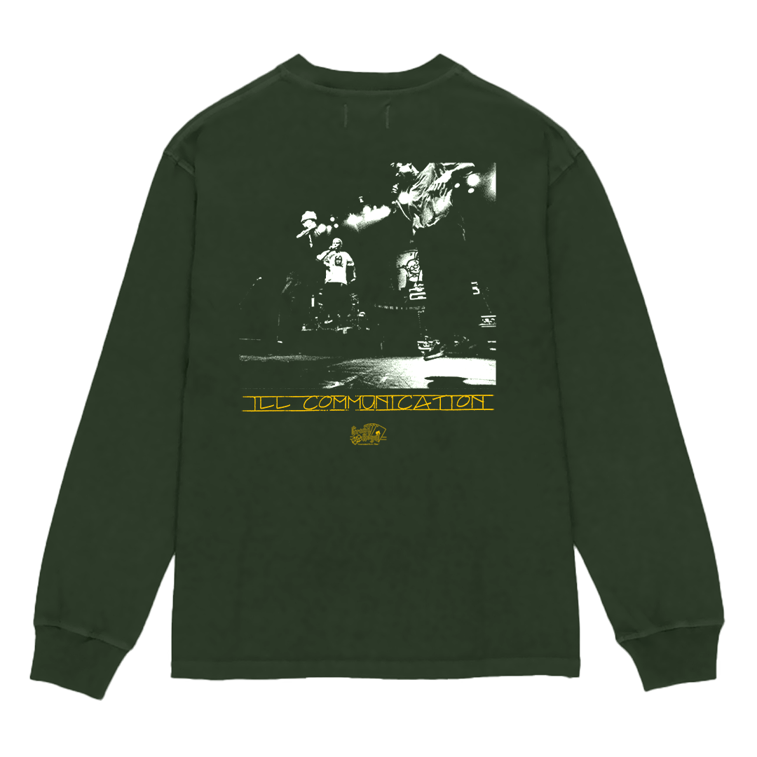 Beastie Boys - Ill Communication On Stage Green Longsleeve