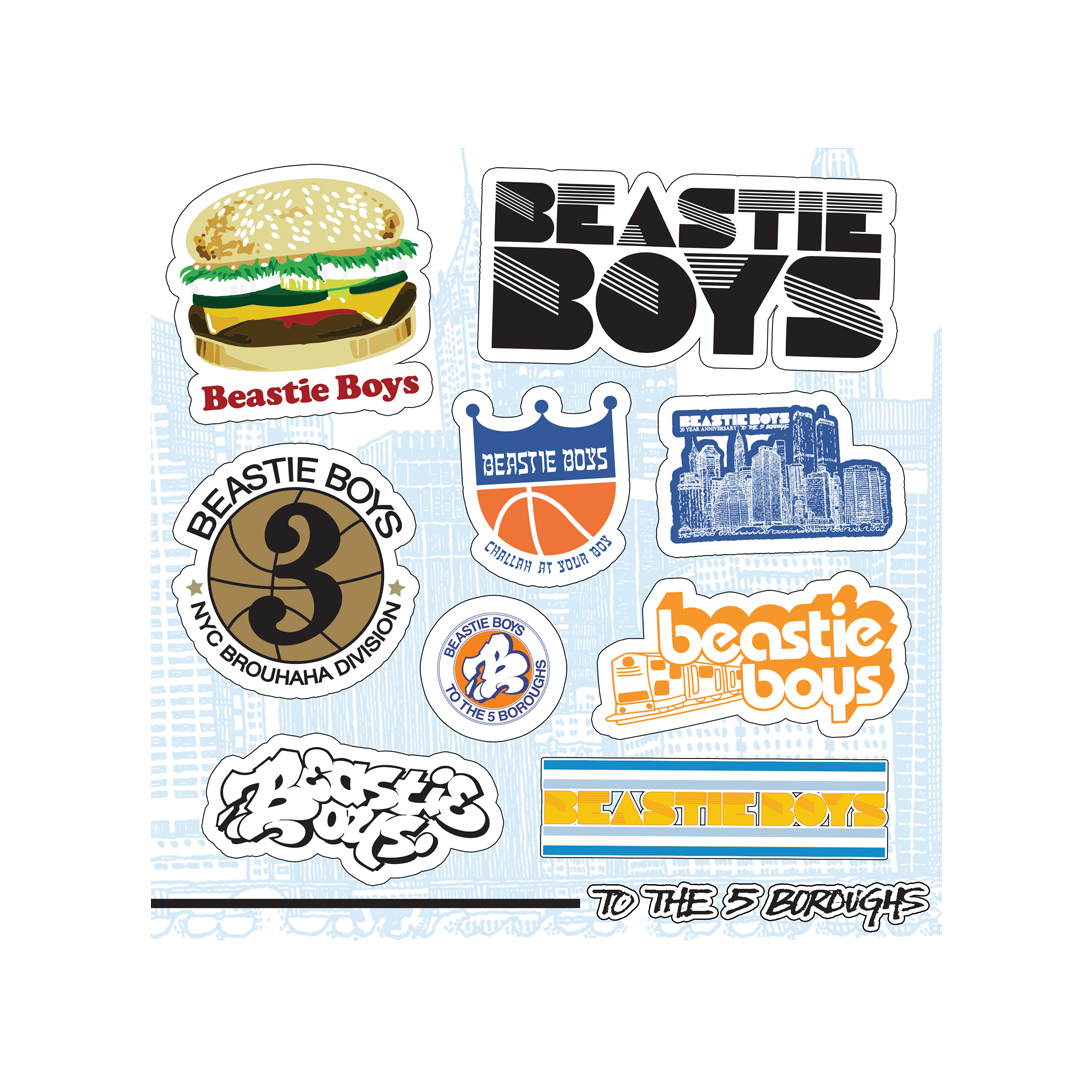 Beastie Boys - To The 5 Boroughs Sticker Sheet