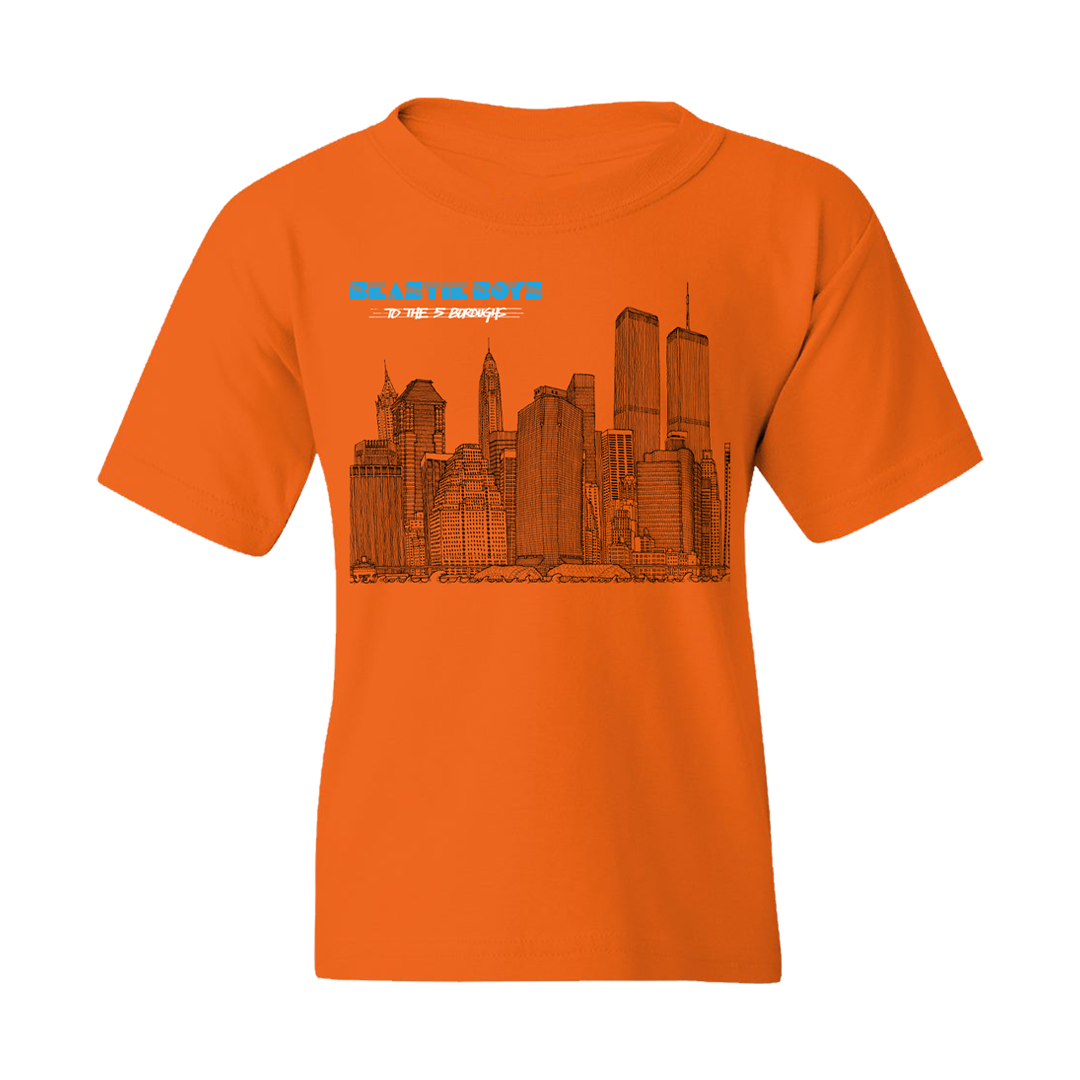 Beastie Boys - To The 5 Boroughs Youth Orange T-Shirt