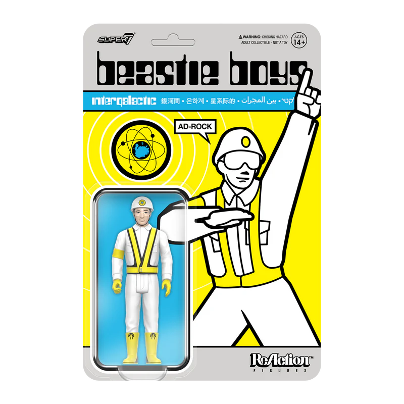 Beastie Boys - Beastie Boys ReAction Figures Wave 04 - Ad-Rock (Intergalactic Crossing Guard)