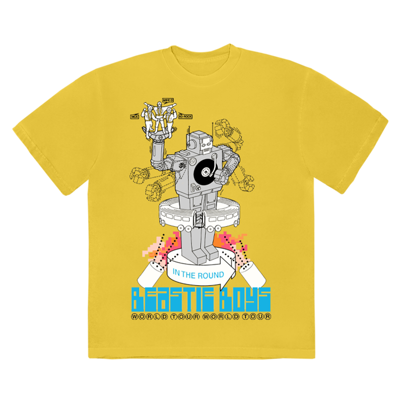 Beastie Boys - Hello Nasty Robot Yellow T-Shirt