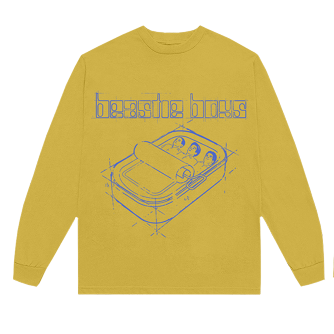 Beastie Boys - Hello Nasty Sketch Yellow Longsleeve Shirt